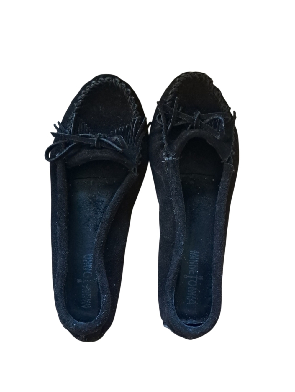 Minnetonka Suede Women's Kilty Moccasin Hardsole